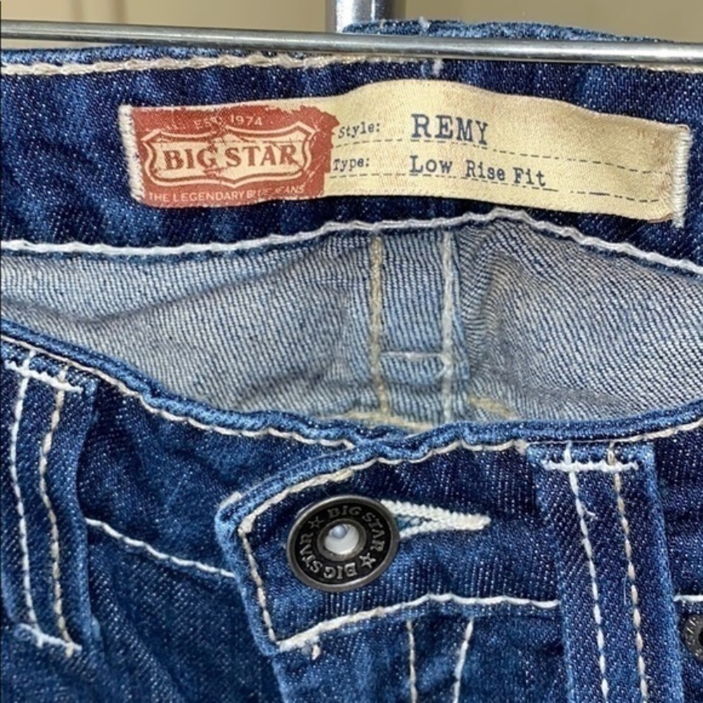 Big Star Remy Low Rise Fit Jeans size 27 - Picture 4 of 7